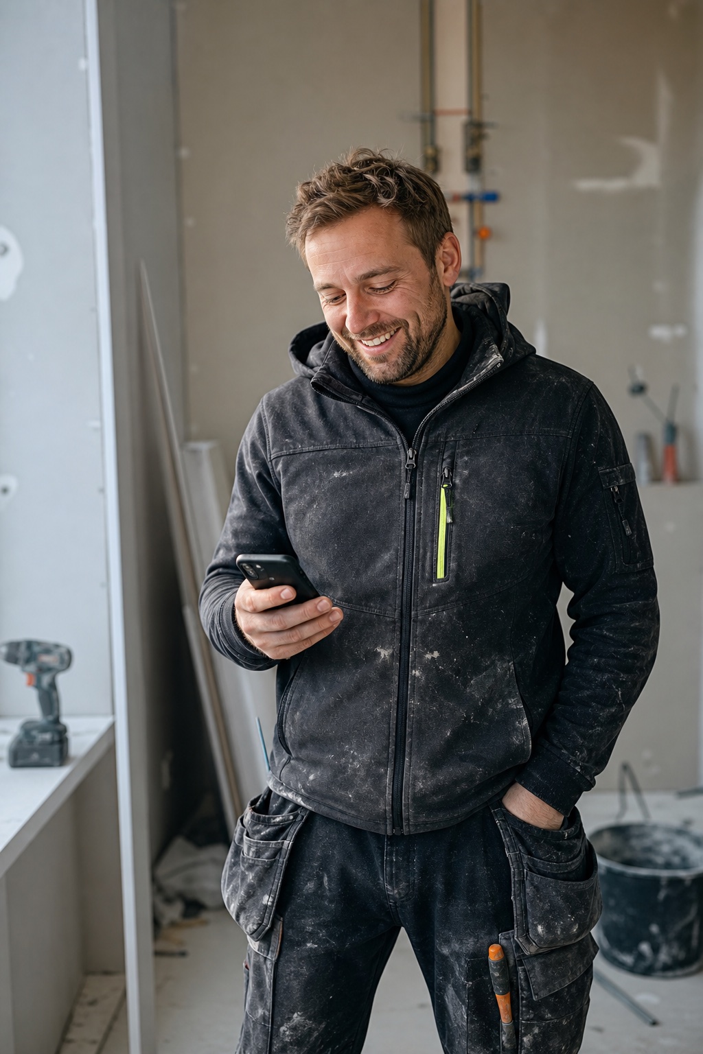 VVS-montør på arbejde